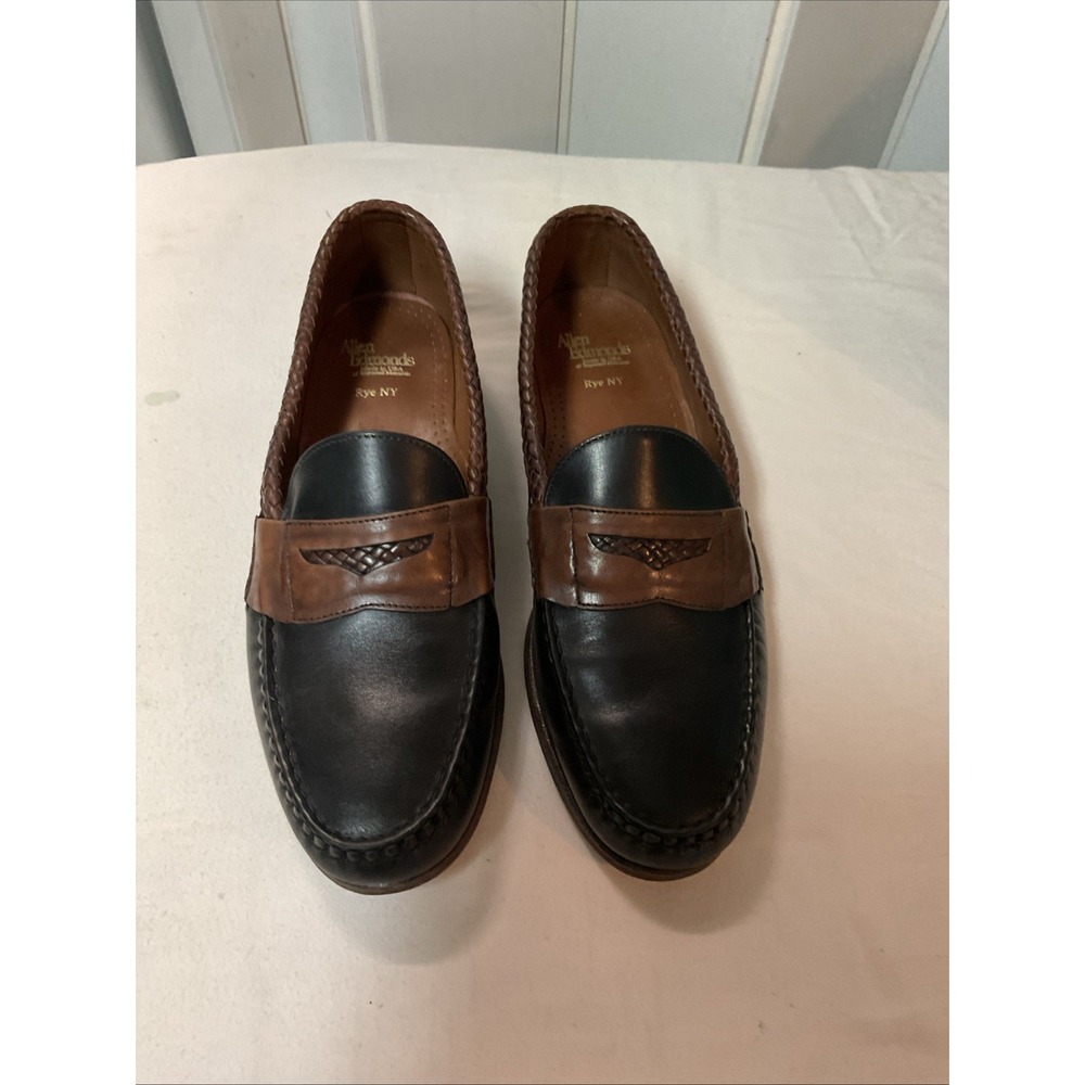 Allen Edmonds Holton Penny Loafers Men's Size 12 B Leather Slip On Shoes